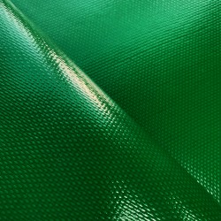 Ткань ПВХ 600 гр/м2 плотная, Зелёный (Ширина 150см), на отрез  в Красное село