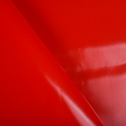 Ткань ПВХ 450 гр/м2, Красный (на отрез)  в Красное село