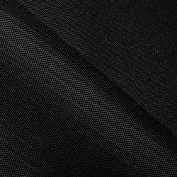 Прорезиненная ткань Оксфорд 600D ПВХ, Черный (на отрез)  в Красное село
