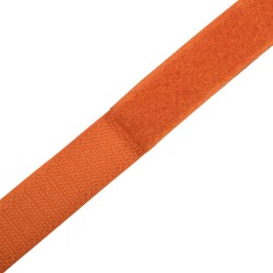 Контактная лента 25мм цвет Оранжевый (велькро-липучка, на отрез)  в Красное село