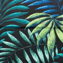 Интерьерная ткань Дак (DUCK), принт &quot;Тропические листья&quot; (на отрез)  в Красное село